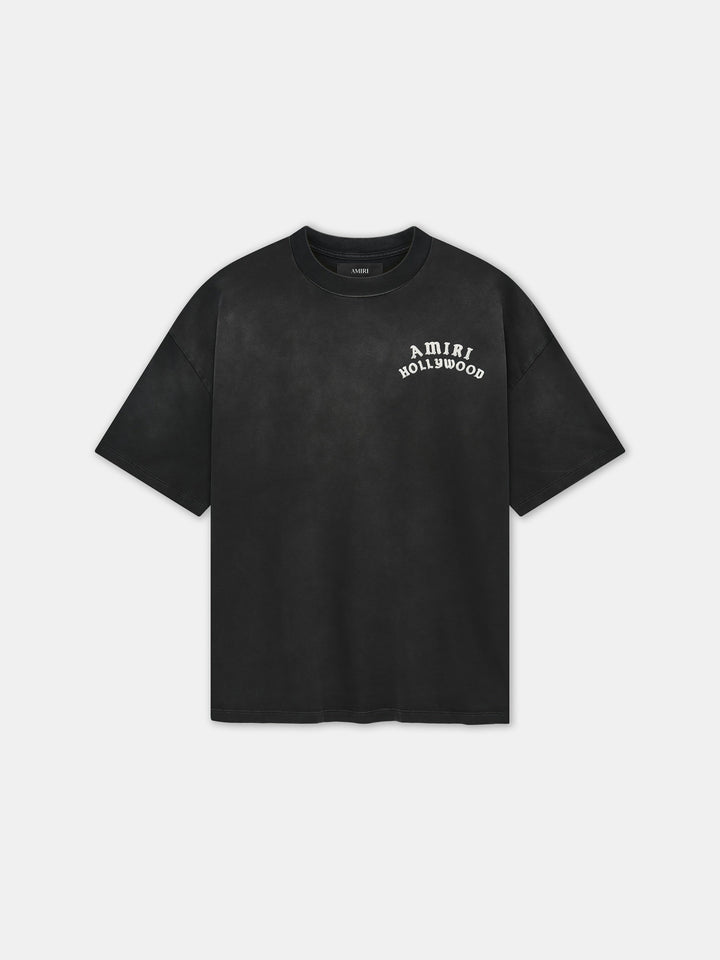 AMIRI HOLLYWOOD OVERSIZED TEE - Black