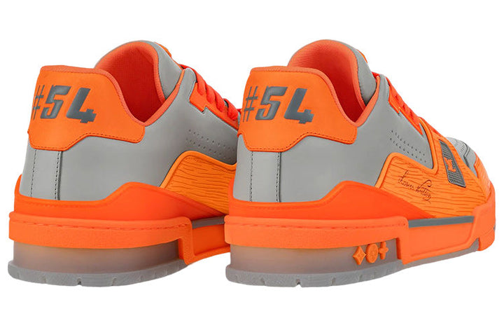 LOUIS VUITTON Trainer Sneakers 'Orange' 1AA6T7 #.