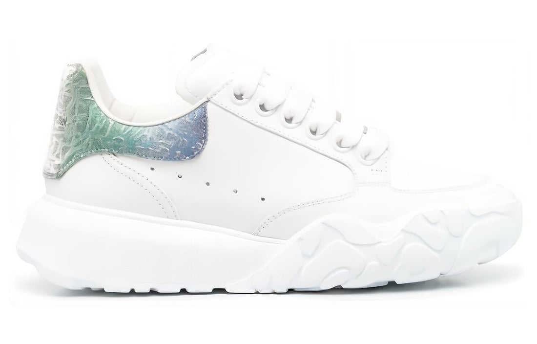 (WMNS) Alexander McQueen Court Sneakers 'White Multi' 733025WID619487 #