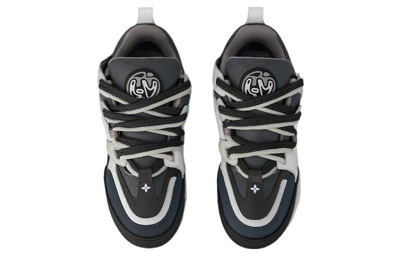 LOUIS VUITTON LV Skate Sneakers 'Black White' 1ABZ45 #