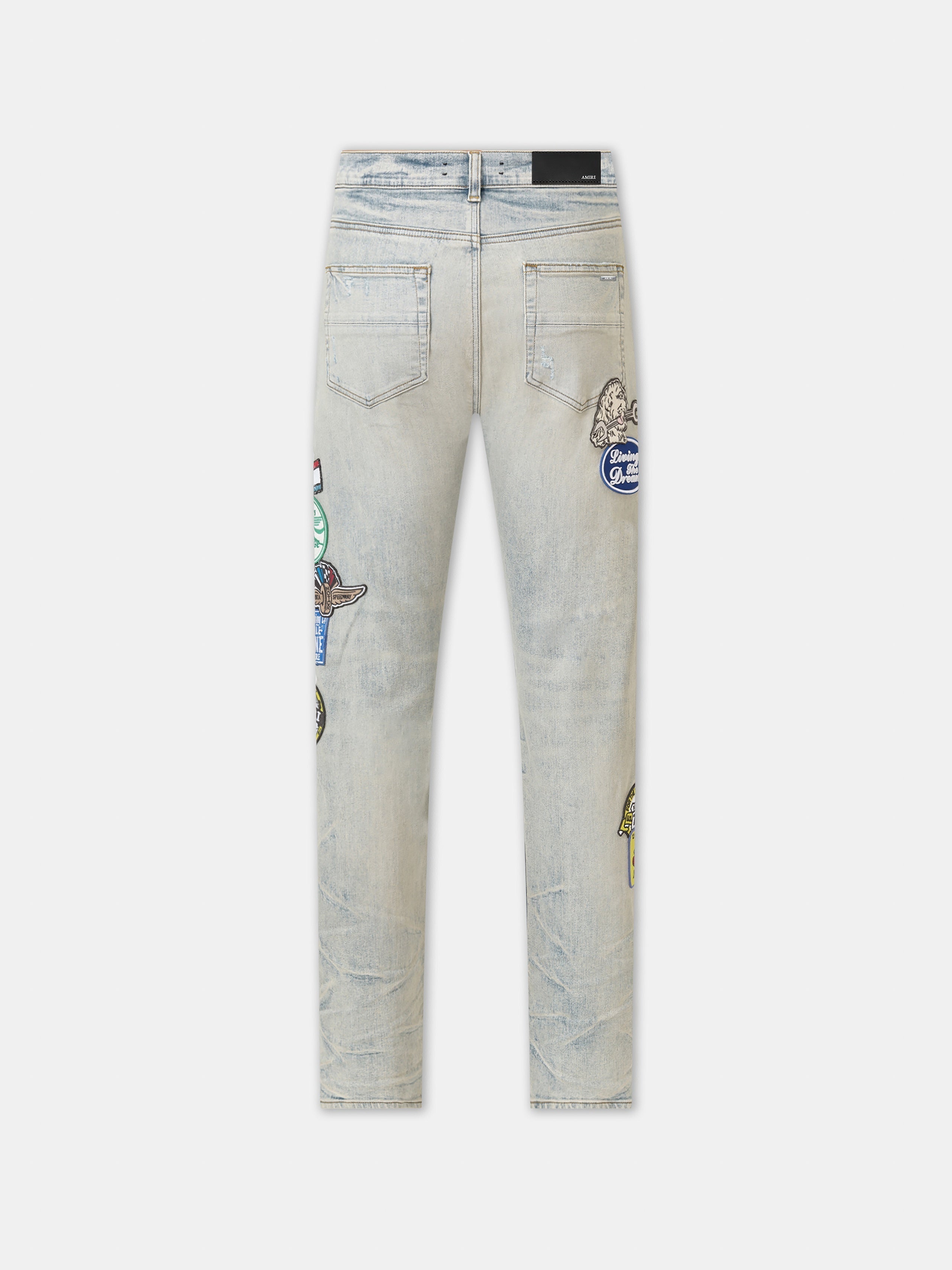 STATION PATCH REPAIR SLIM JEAN - Perfect Antique Indigo