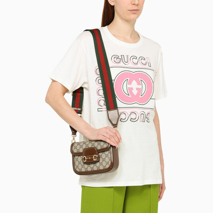 (WMNS) Gucci Horsebit 1955 Retro Shoulder Messenger Bag 'Ebony Brown' 658574-HUHHG-8565 #
