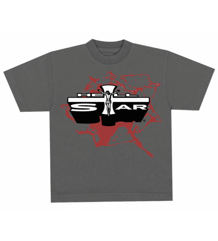 Hellstar Studios Jesus Emblem Tee Grey