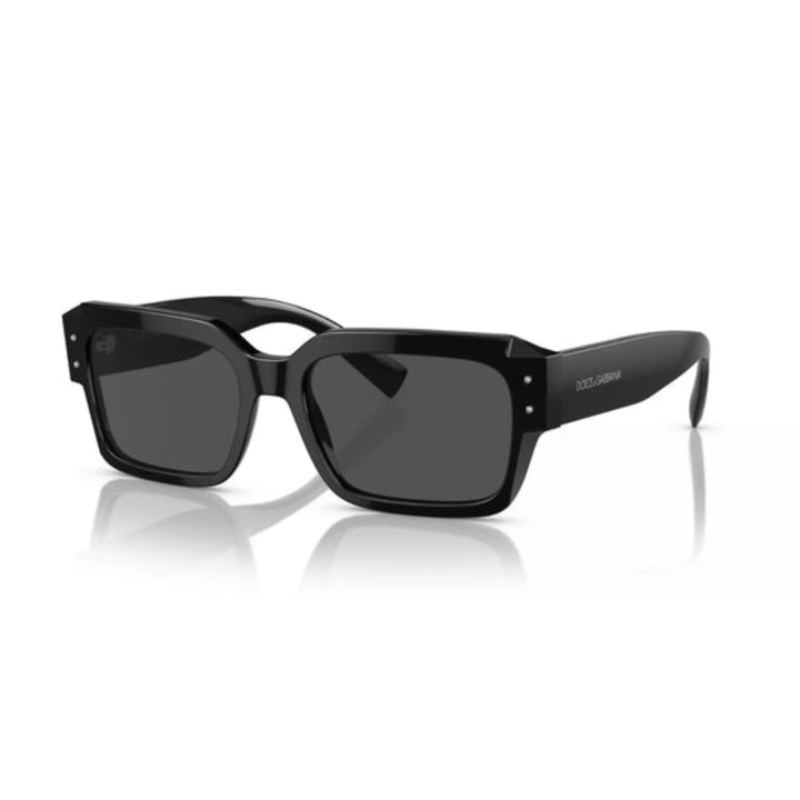 Dolce & Gabbana DG4460 Shiny Black/Grey (501/87) Sunglasses