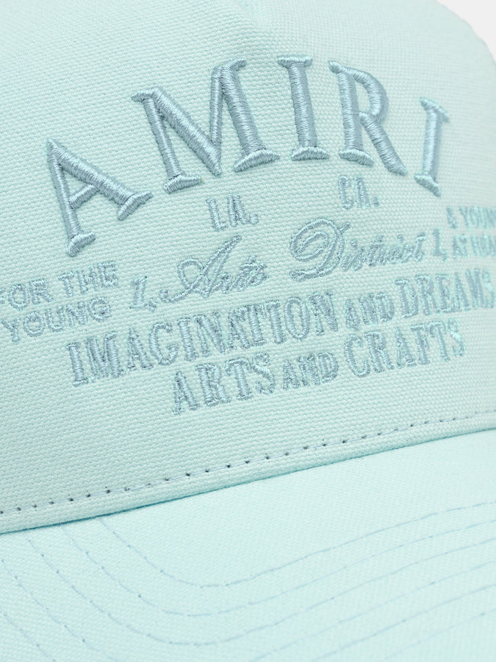 ARTS DISTRICT TRUCKER HAT - Ice Blue