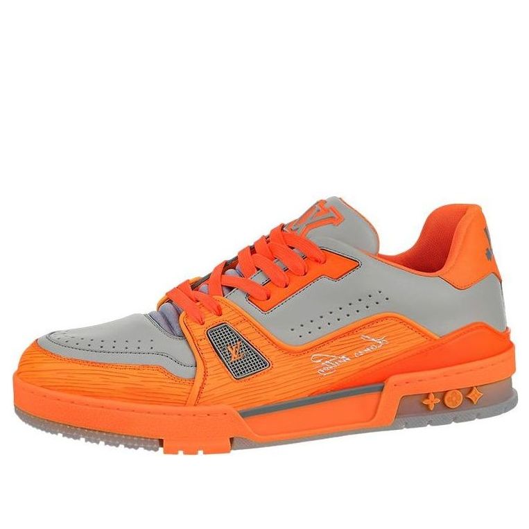 LOUIS VUITTON Trainer Sneakers 'Orange' 1AA6T7 #.
