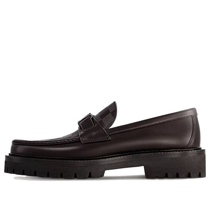 LOUIS VUITTON Major Loafers 'Brown Plaid' 1AC5X9 #