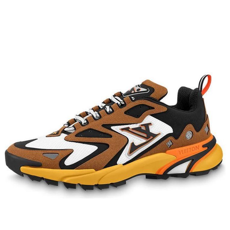 LOUIS VUITTON Runner Tatic Sneakers 'Orange White Brown' 1A9BNT #